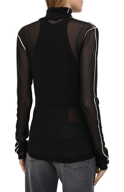 Водолазка HELMUT LANG черного цвета по цене 23850 руб., арт. I05HW515, фото 4 Водолазка HELMUT LANG, арт. I05HW515, фото 4