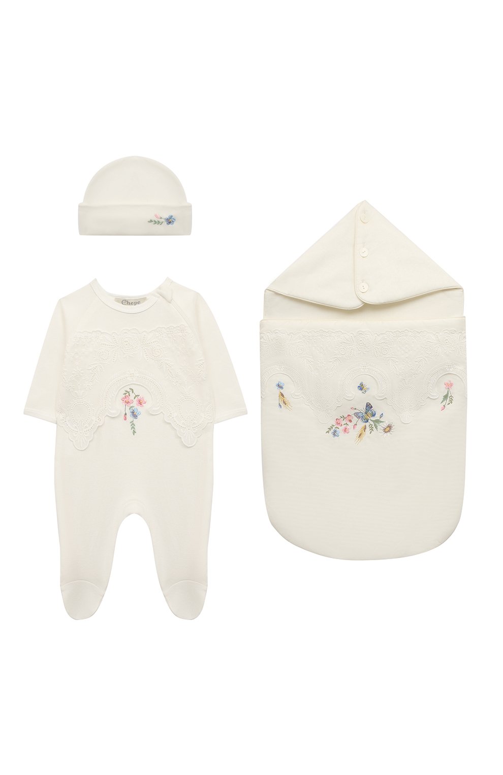 Комплект на выписку из трех предметов CHEPE, арт. 071805, фото 1