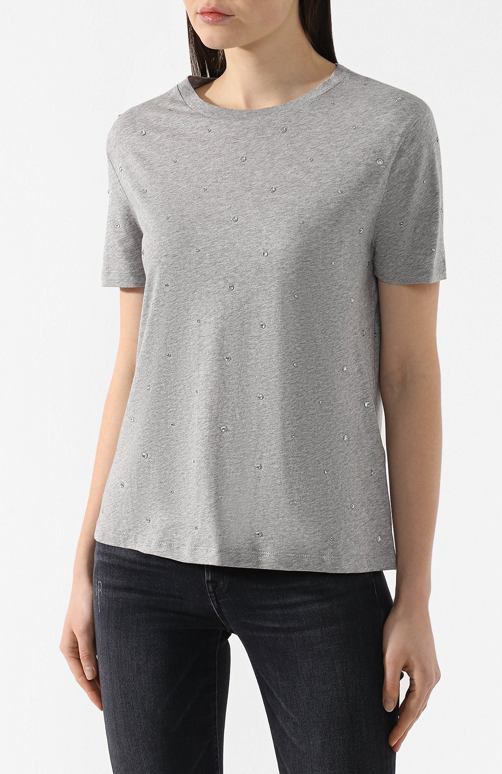 Хлопковая футболка 7 FOR ALL MANKIND, арт. JSLL9500RY, фото 3