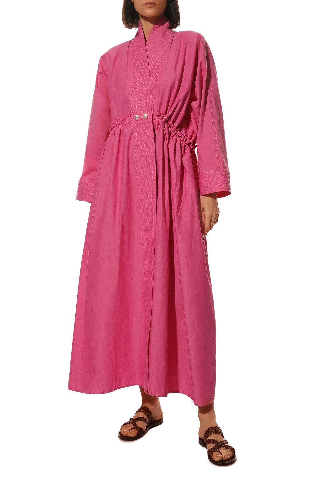 Хлопковое платье NACKIYE, арт. L`0RIENT MAXI R0BE, фото 3