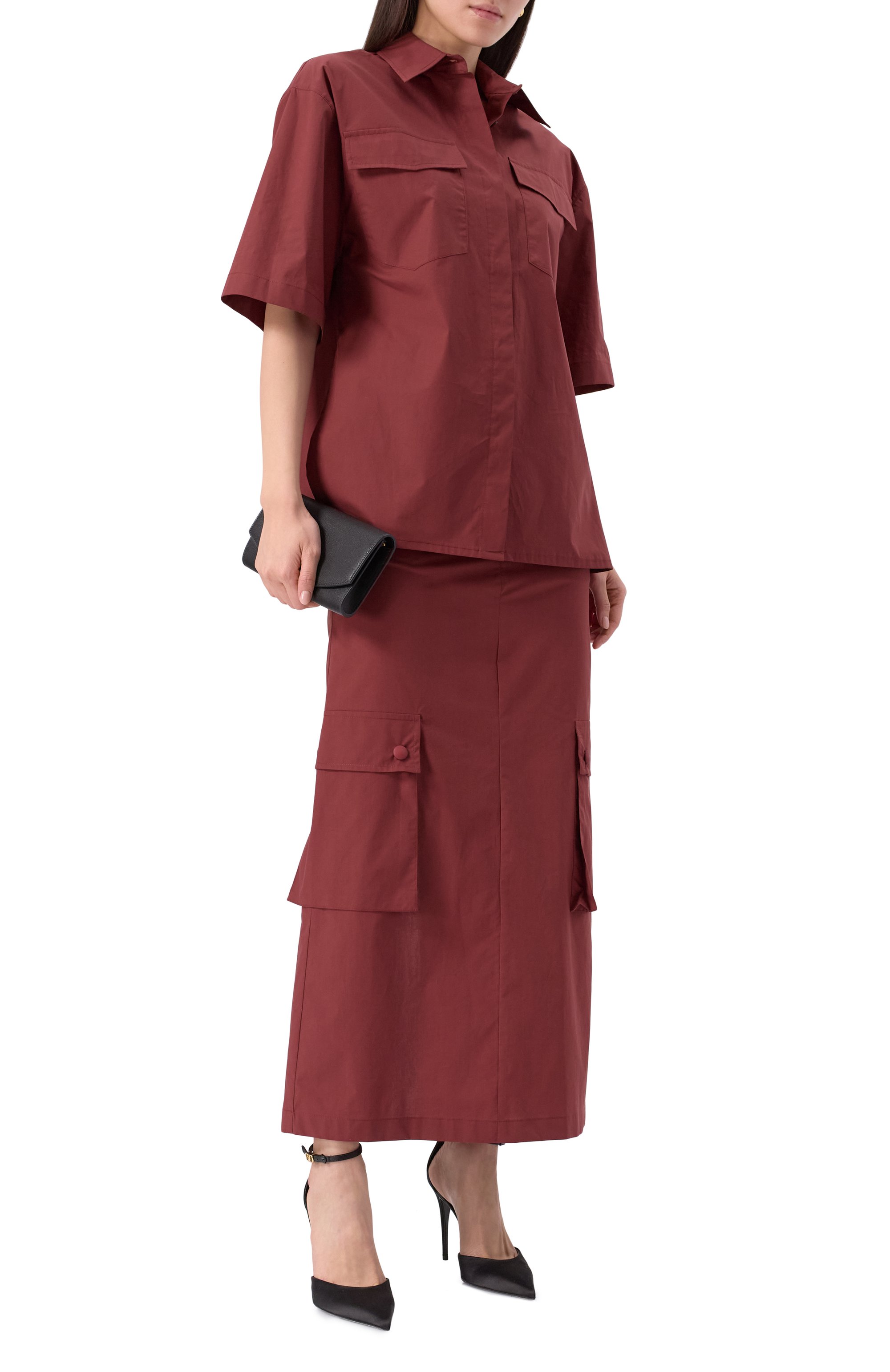 Хлопковая юбка ERIKA CAVALLINI, арт. P5SJ10, фото 2