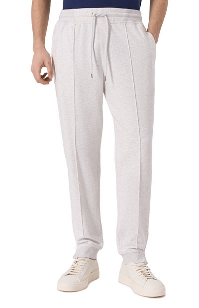 Хлопковые джоггеры BRUNELLO CUCINELLI, арт. MM8363211G, фото 3