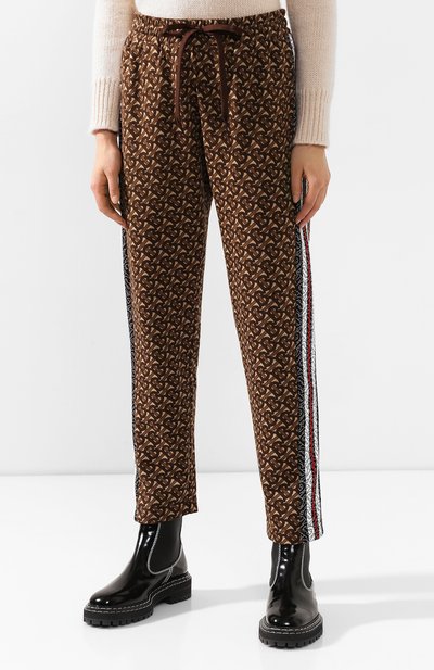 Хлопковые брюки BURBERRY, арт. 8018454, фото 3