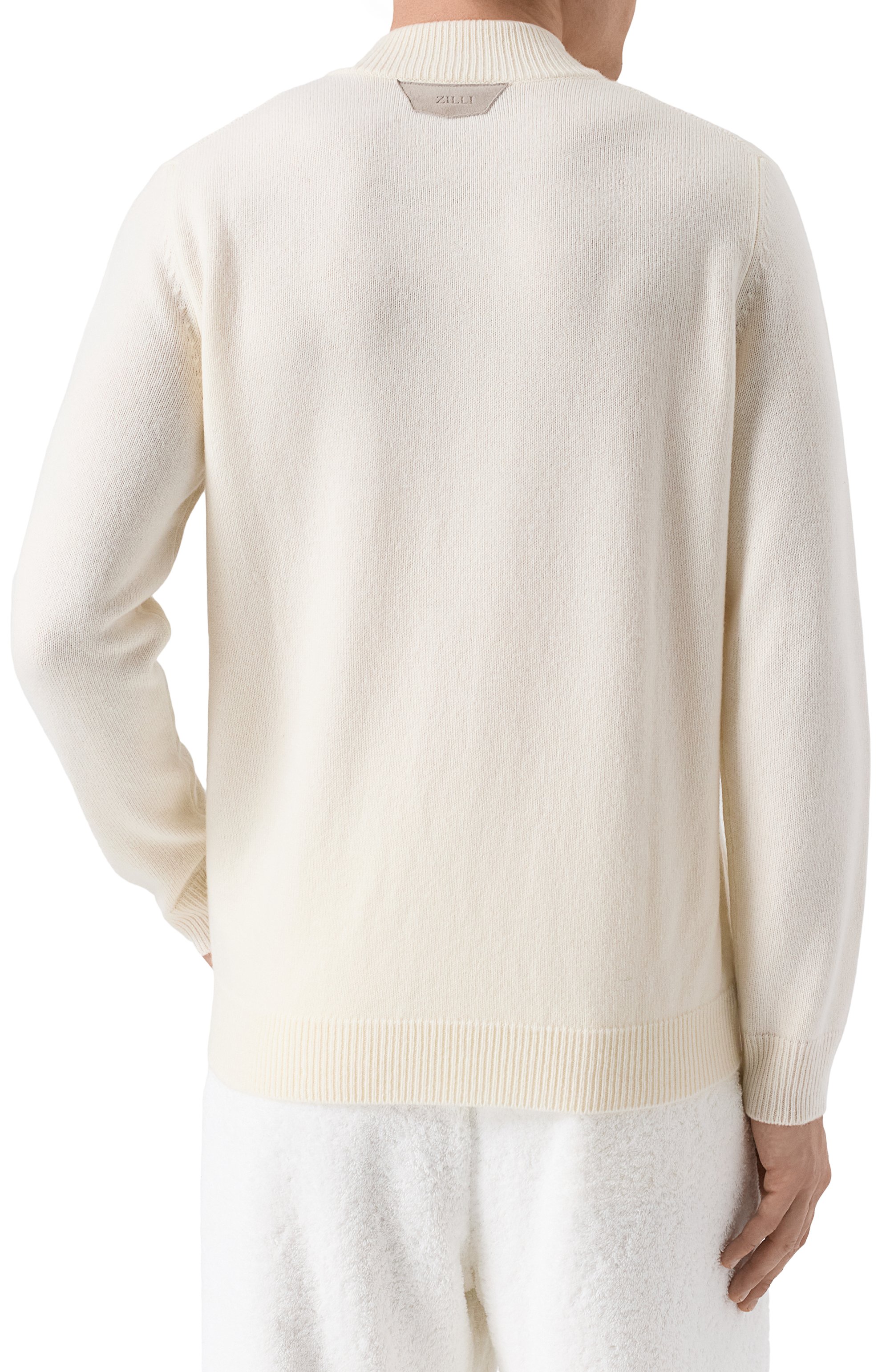 Кашемировый джемпер ZILLI белого цвета по цене 169500 руб., арт. KZMN01M0320VPLA00, фото 4 Кашемировый джемпер ZILLI, арт. KZMN01M0320VPLA00, фото 4