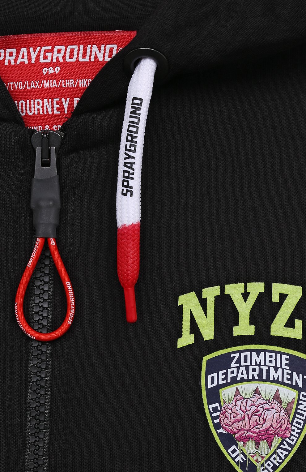 Хлопковая толстовка SPRAYGROUND, арт. SPY683BLK, фото 3