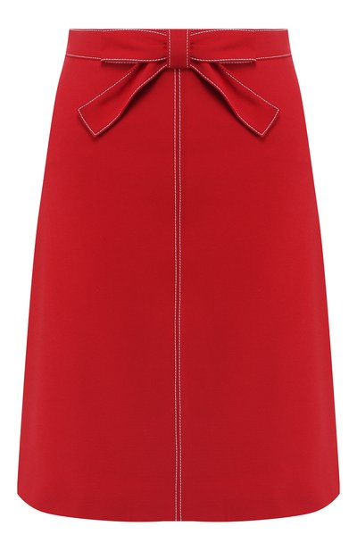 Женская юбка с контрастной прострочкой REDVALENTINO, арт. RR3RAA20/0VM