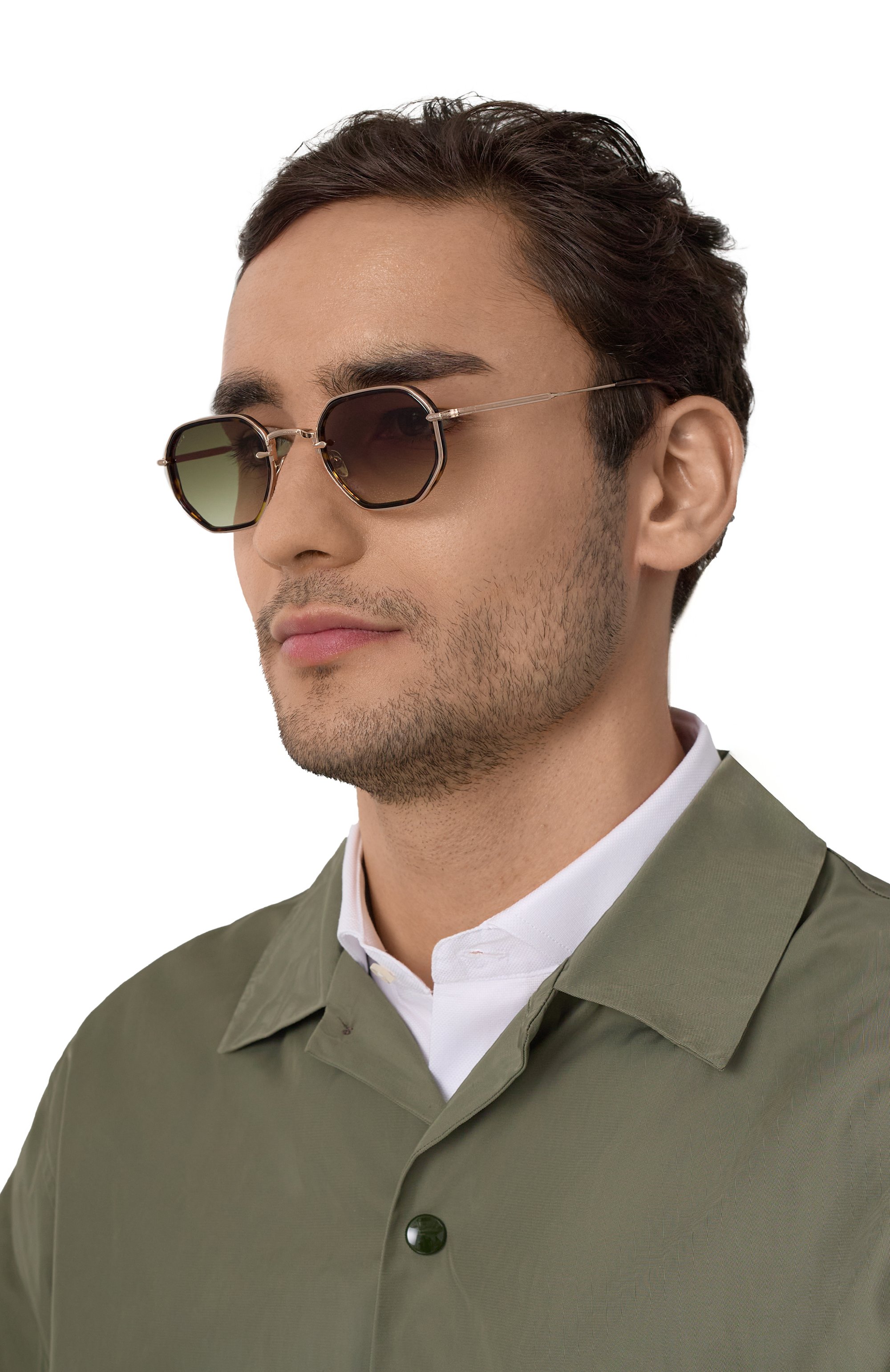 Солнцезащитные очки EQUE.M коричневого цвета по цене 98550 руб., арт. HIGH IV SUN/SLG-DT, фото 2 Солнцезащитные очки EQUE.M, арт. HIGH IV SUN/SLG-DT, фото 2