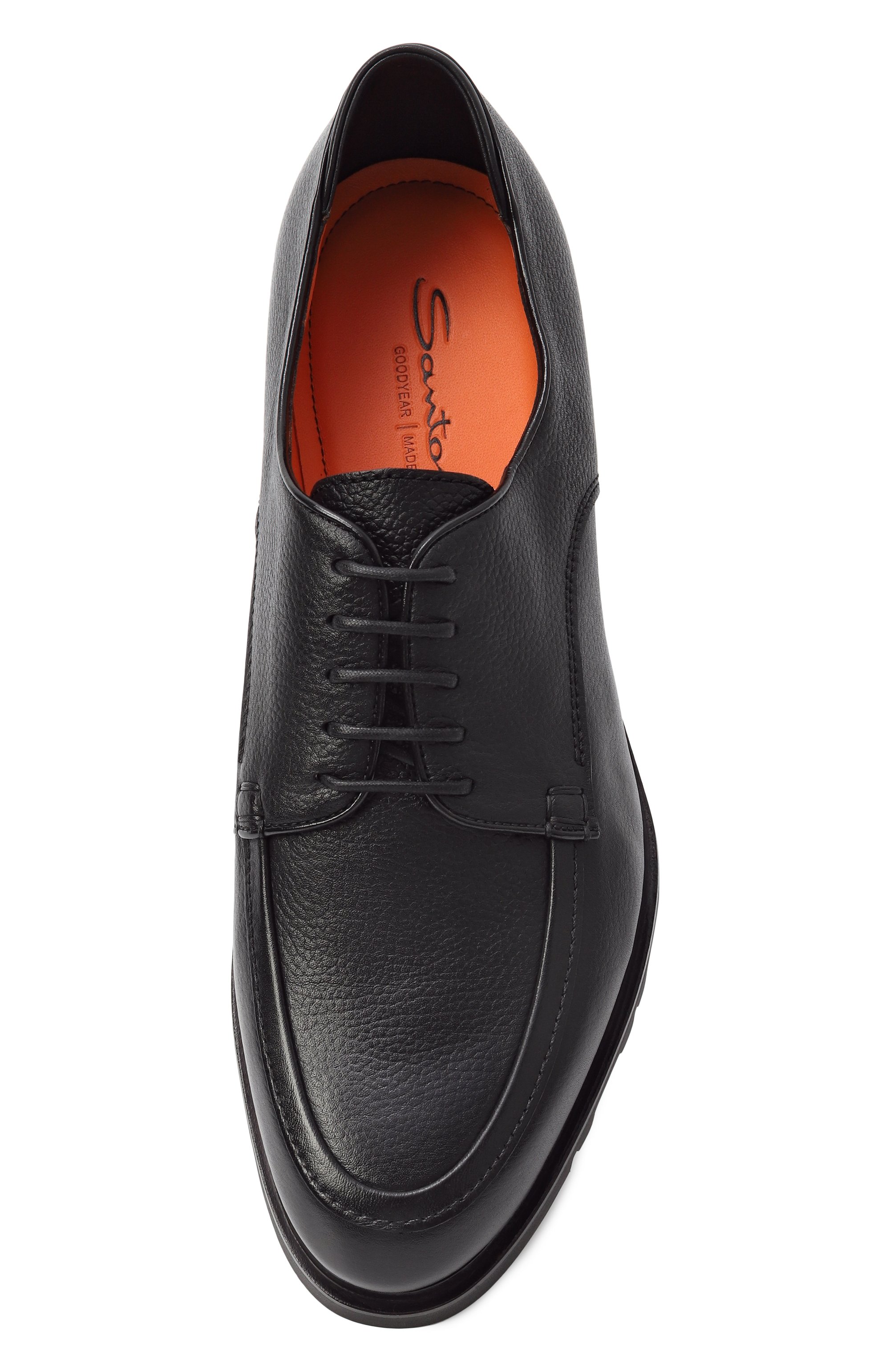 Кожаные дерби colin rock SANTONI, арт. MCCG18855SM3GPGL, фото 6