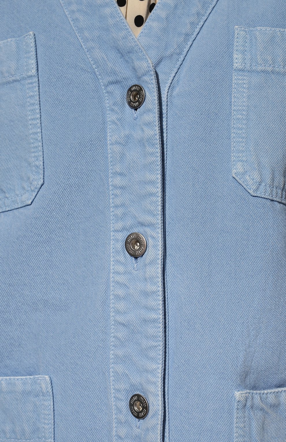 Джинсовая куртка MIU MIU, арт. ML837-1Z7Y-F0076, фото 5