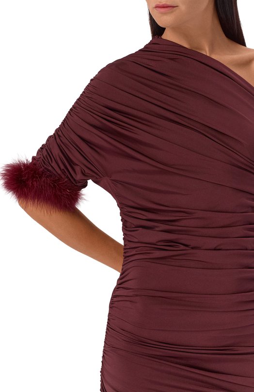 Платье Mugler 25F3R01788688 Бордовый  25F3R01788688 Фото 5