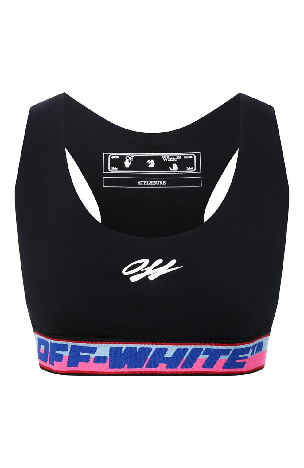 Топ OFF-WHITE черного цвета по цене 25550 руб., арт. 0WV0015R21JER001, фото 1 Топ OFF-WHITE, арт. 0WV0015R21JER001, фото 1