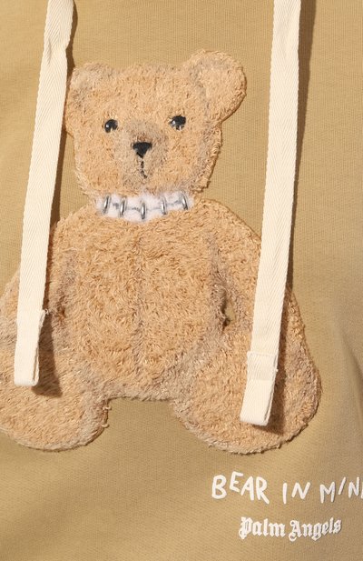 Хлопковое худи PALM ANGELS, арт. PWBB075F24FLE002, фото 5