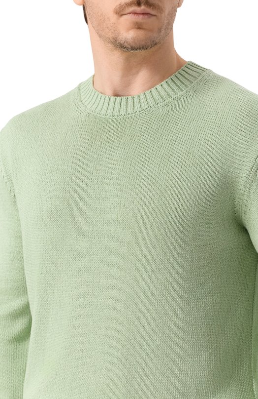 Свитер из шелка и льна MVST 25E/X1P/0/A010/7660 Зелёный  25E/X1P/0/A010/7660 Фото 5