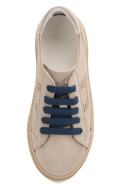 Замшевые кеды HOGAN, арт. HXC3400CT80I9S, фото 4