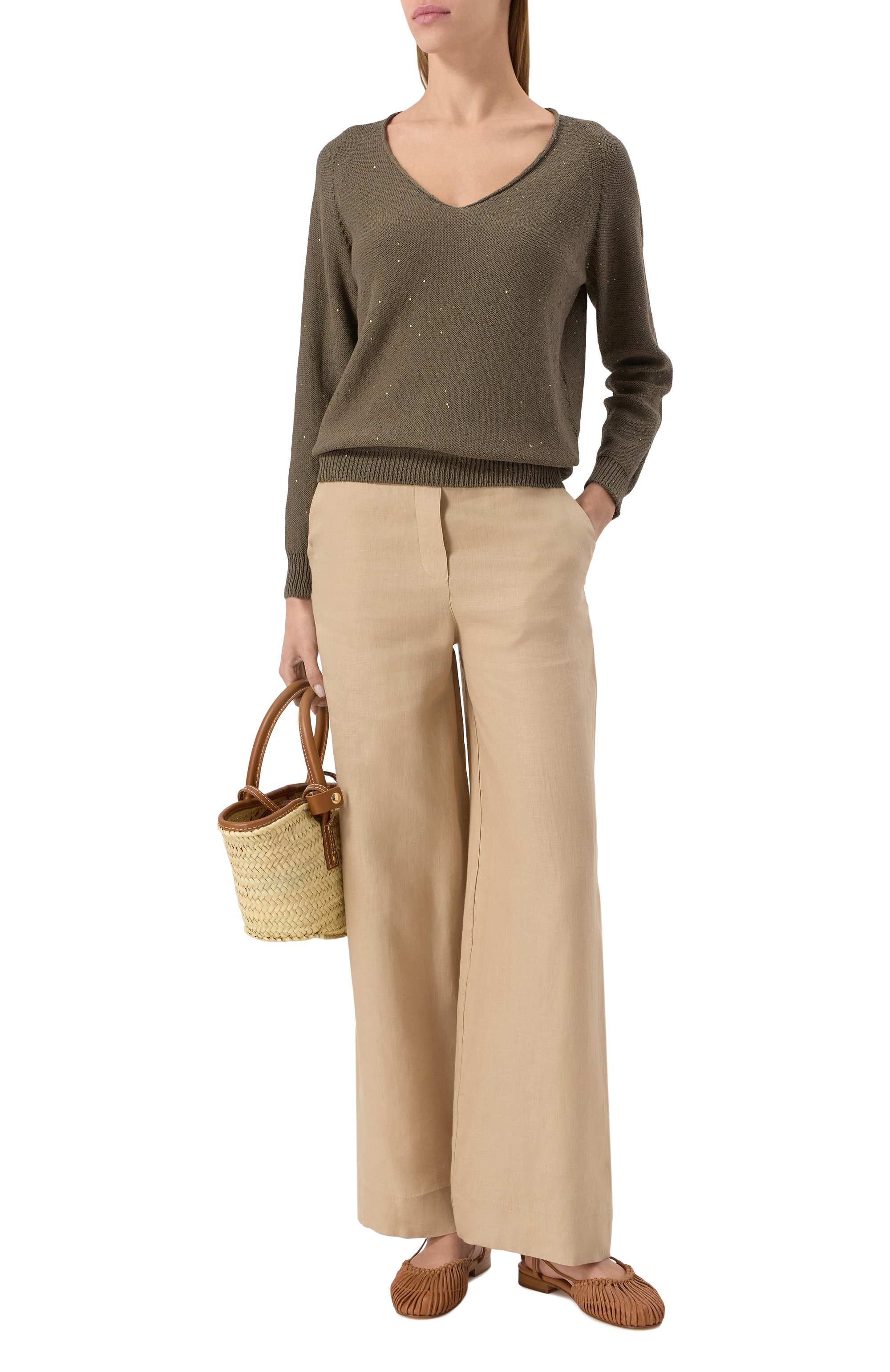 Льняные брюки GRAN SASSO, арт. 76248/50000, фото 2