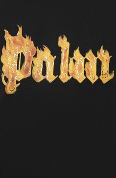 Мужская хлопковая футболка PALM ANGELS черного цвета, арт. PMAA001F24JER009 | Фото 5 (Материал сплава: Проставлено; Рукава: Короткие; Материал внешний: Хлопок; Длина (для топов): Удлиненные; Драгоценные камни: Проставлено; Стили: Кэжуэл; Принт: С принтом; Кросс-КТ: Джерси; Мужское Кросс-КТ: Футболка-одежда)