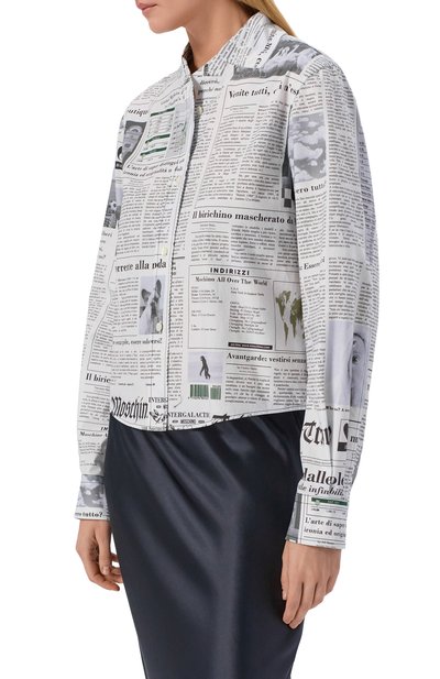 Хлопковая рубашка MOSCHINO, арт. A0206/0451, фото 3