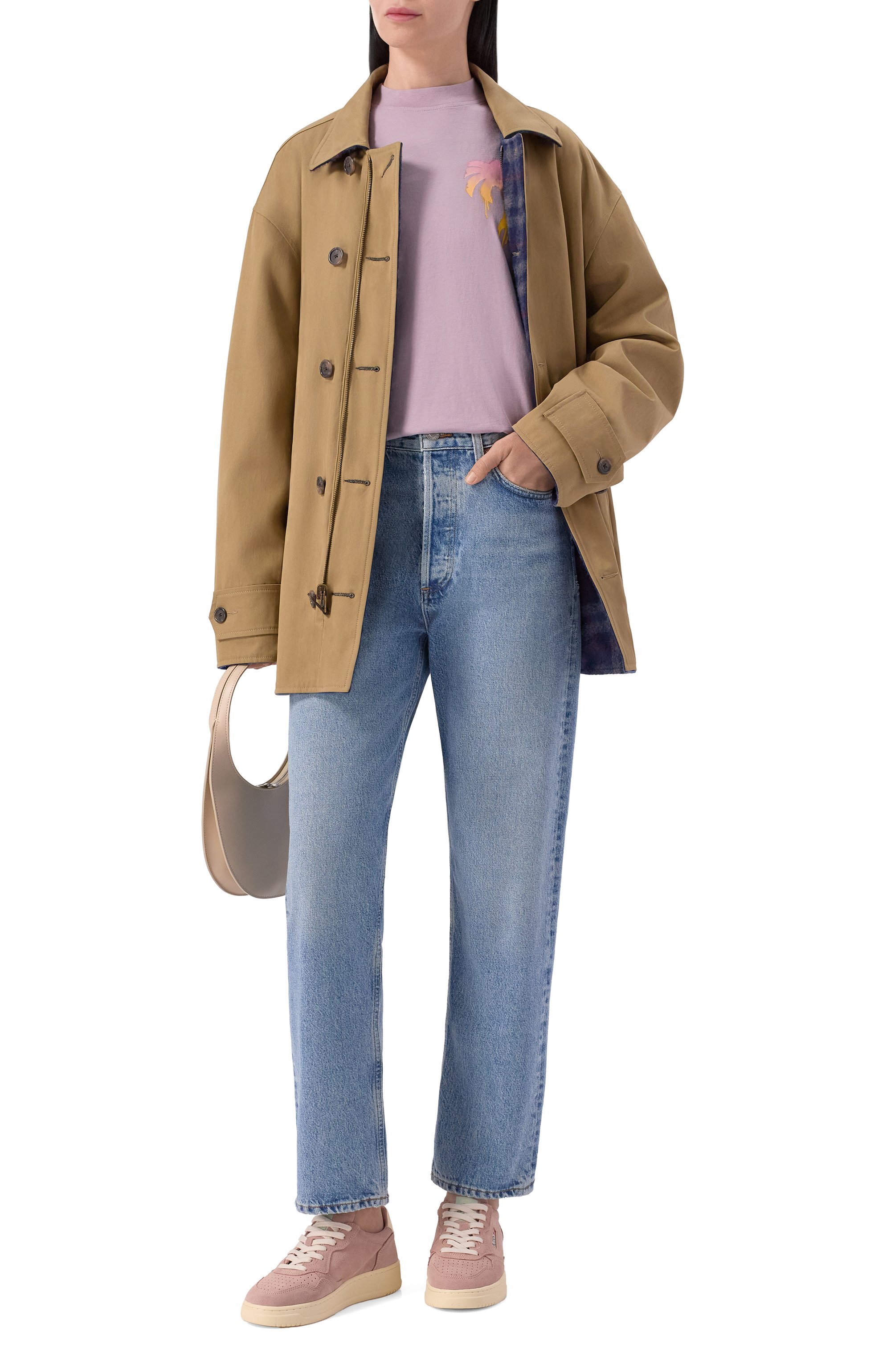 Хлопковая футболка PALM ANGELS, арт. PWAA07BS26JER004, фото 2