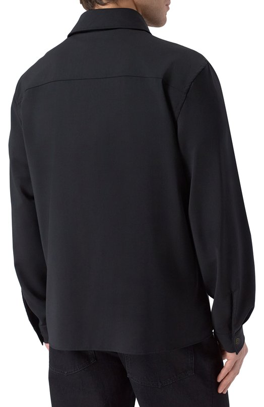 Шерстяная рубашка Laneus F5LAMA0V123 Чёрный  F5LAMA0V123 Фото 4