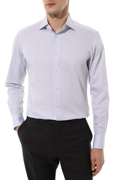 Хлопковая сорочка ZEGNA, арт. 701527A7/9MS0BA, фото 3