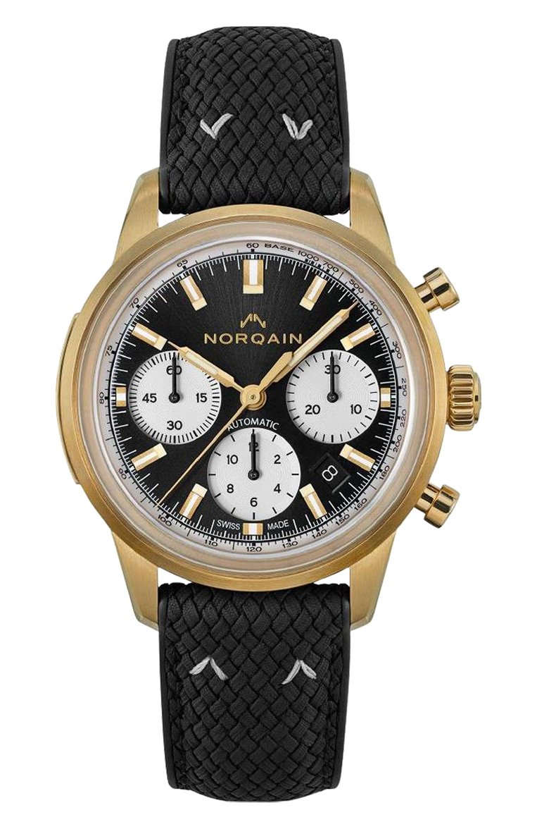 Мужские часы freedom 60 chrono bronze NORQAIN бесцветного цвета, арт. NZ2201ZC/B225/20BPR.18Z | Фото 1 (Региональные ограничения белый список (Axapta Mercury): Не проставлено; Нос: Не проставлено; Механизм: Автомат; Ограничения доставки: m-style)