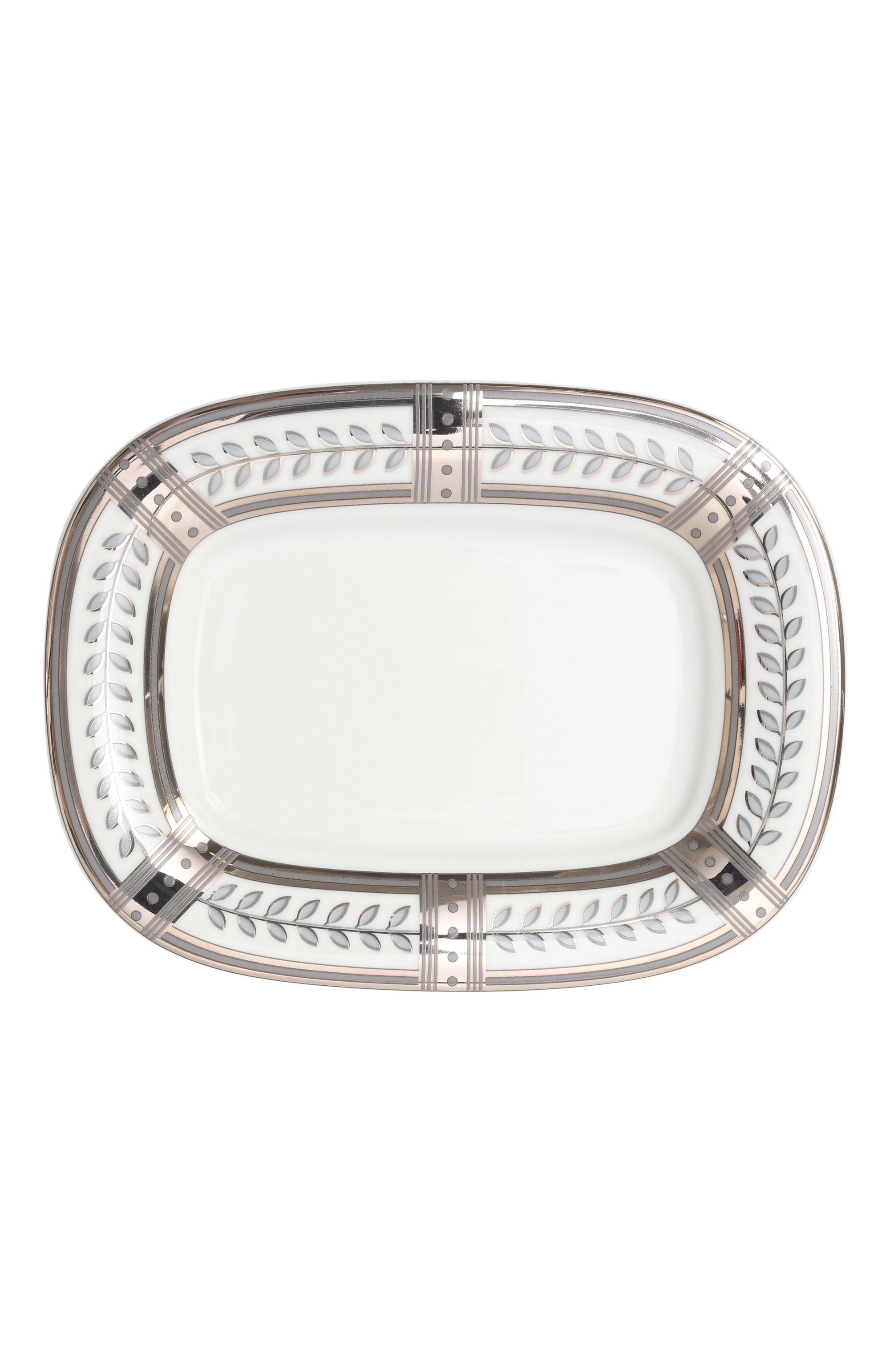 Поднос прямоугольный маленький STEFANO RICCI, арт. 0V01612/LEAVES, фото 1