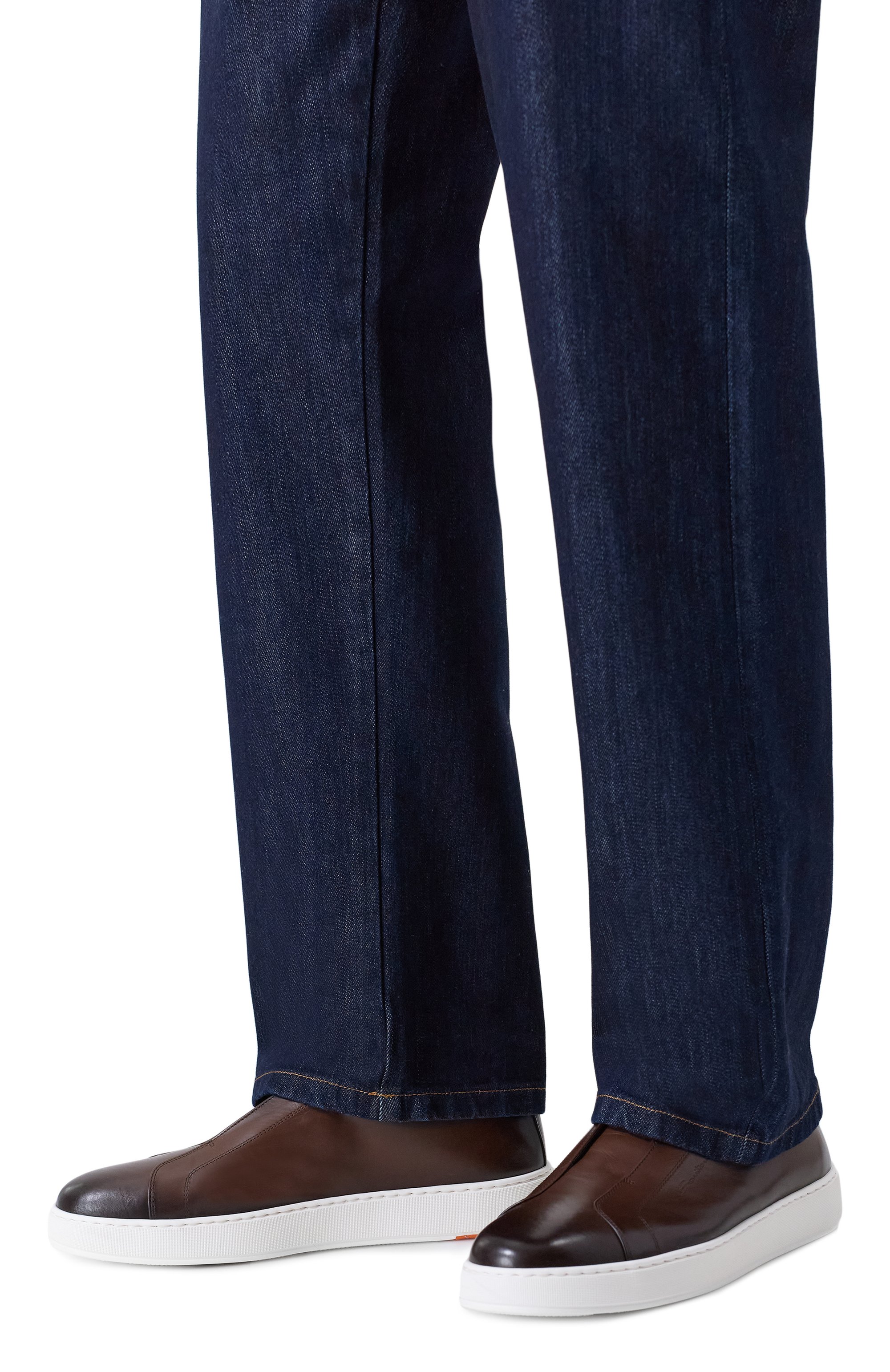 Кожаные кеды cleanic SANTONI, арт. MBCG21995BARTMVI, фото 3