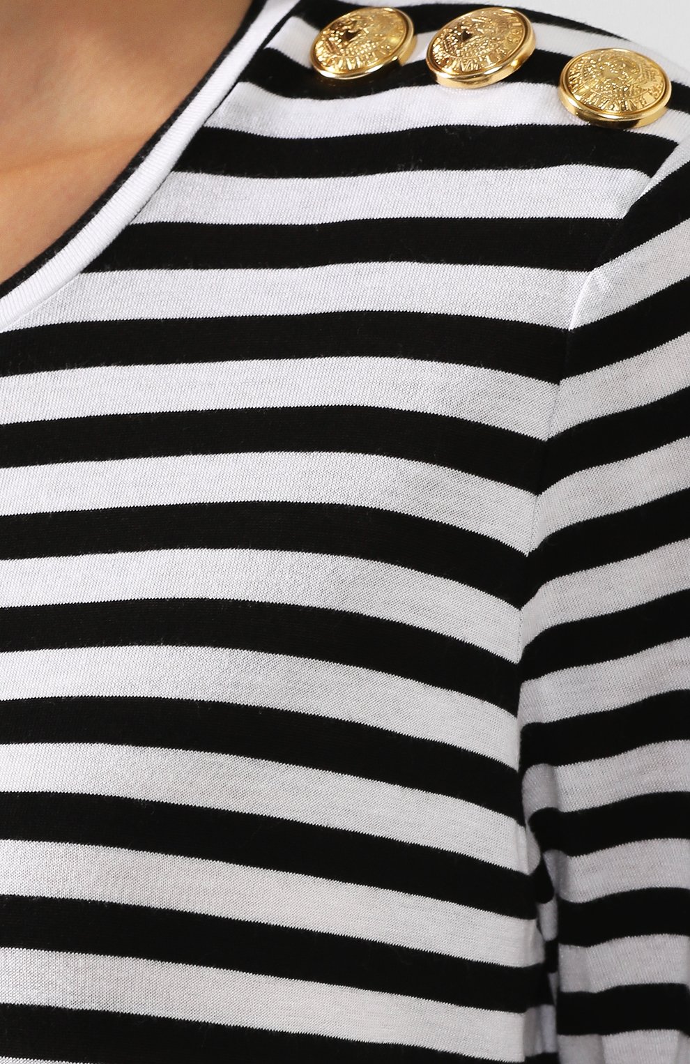 Футболка в полоску BALMAIN, арт. RF11096/V026, фото 5