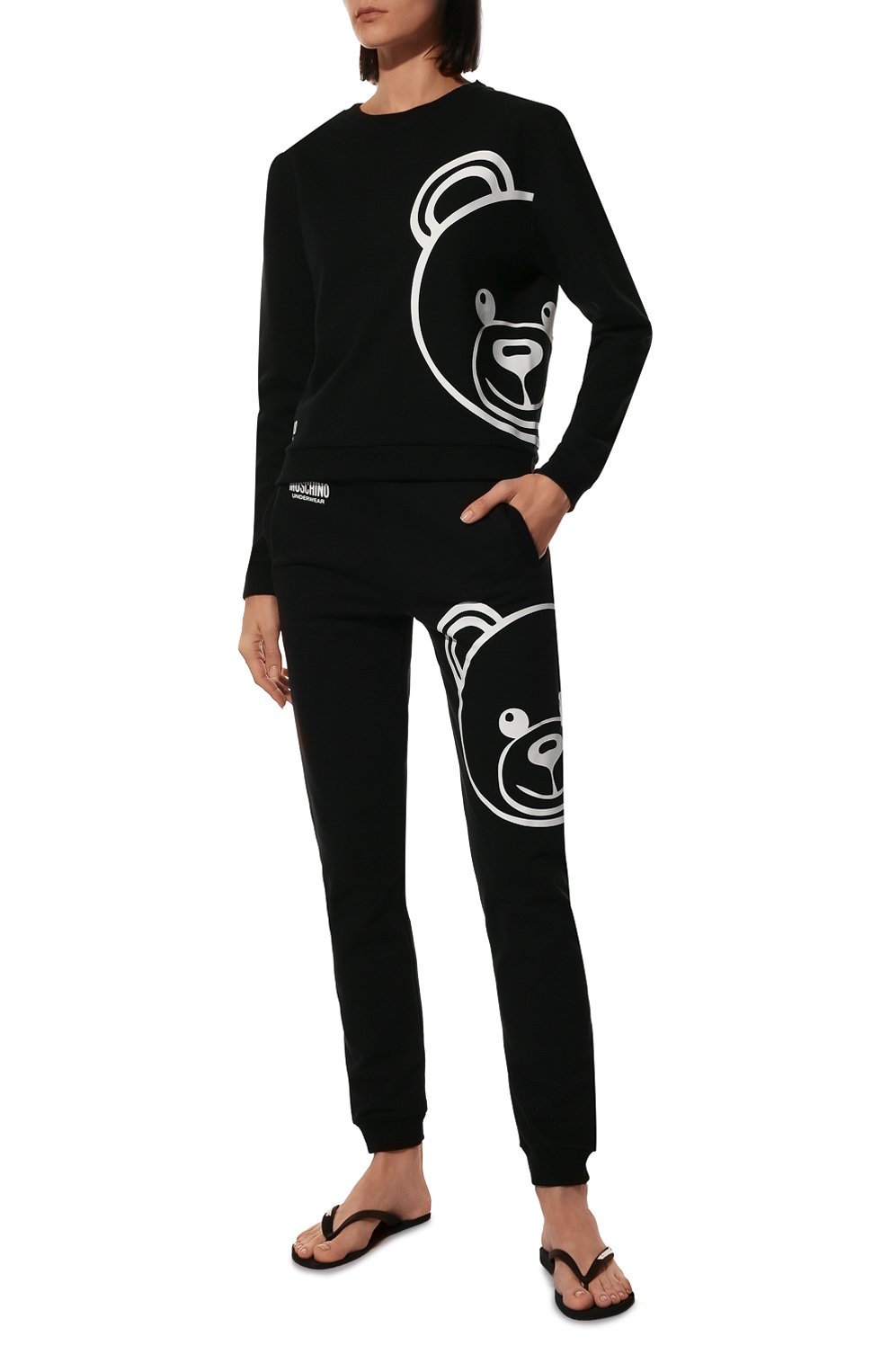 Хлопковый свитшот MOSCHINO, арт. A1724/9021, фото 2