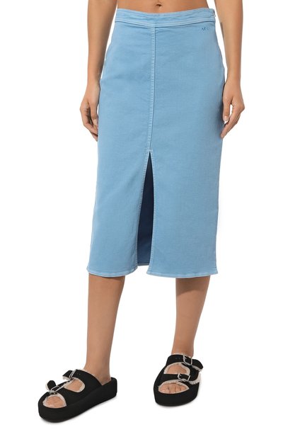 Джинсовая юбка MARNI голубого цвета по цене 72700 руб., арт. G0JD0502MS/USCV12, фото 3 Джинсовая юбка MARNI, арт. G0JD0502MS/USCV12, фото 3