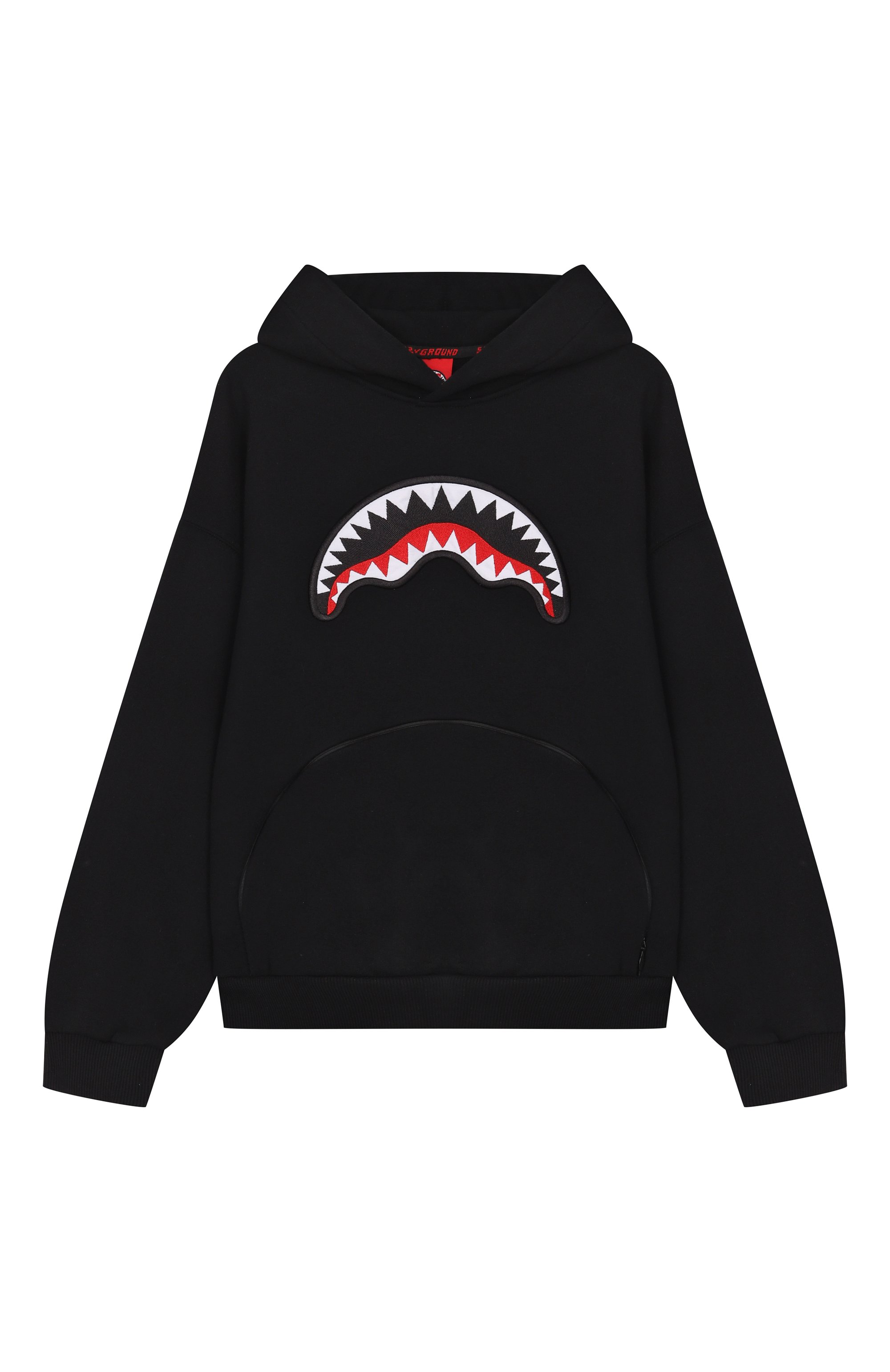 Хлопковое худи SPRAYGROUND черного цвета по цене 20800 руб., арт. SPY1391E/BEAR IN THE P0CKET BLACK 0VER H00DIE, фото 1 Хлопковое худи SPRAYGROUND, арт. SPY1391E/BEAR IN THE P0CKET BLACK 0VER H00DIE, фото 1