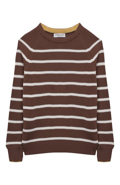 Хлопковый пуловер BRUNELLO CUCINELLI, арт. B29M11600A, фото 1