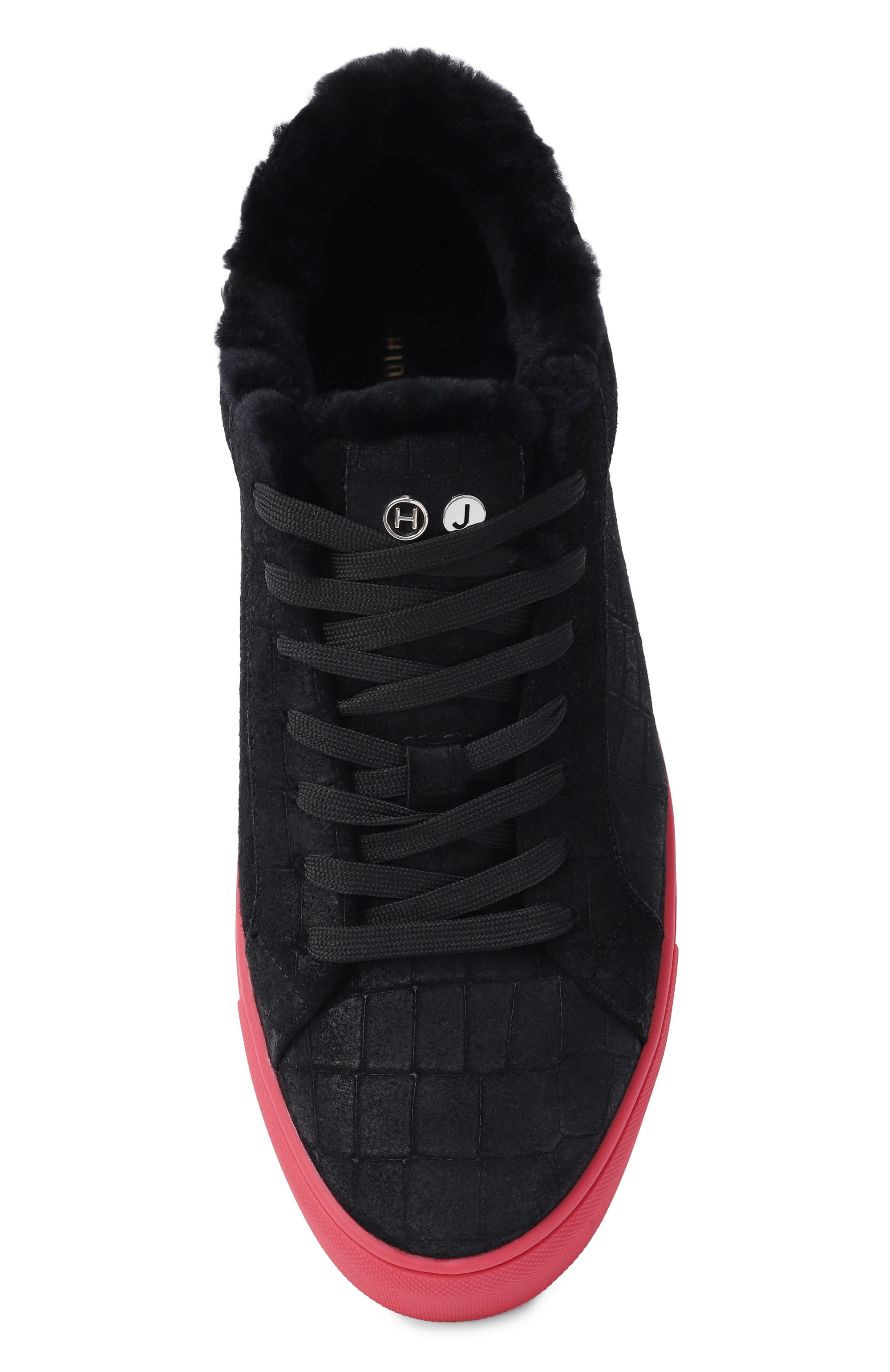 Замшевые кеды essence HIDE AND JACK, арт. ECR0LMBLKRED-MTB, фото 6