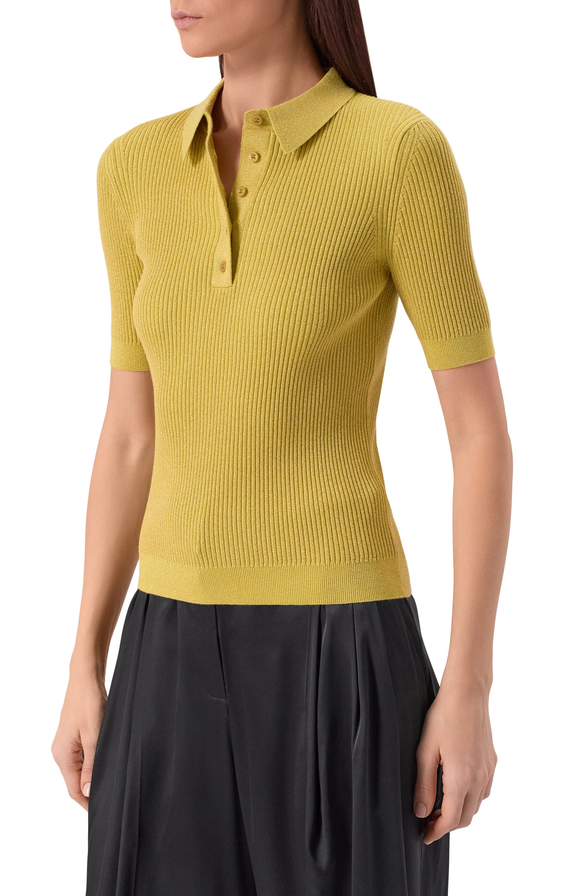 Поло из хлопка и шерсти NINA RICCI, арт. 26PMPU016/ML0600, фото 3