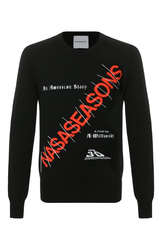 

Шерстяной свитер Nasaseasons, Чёрный