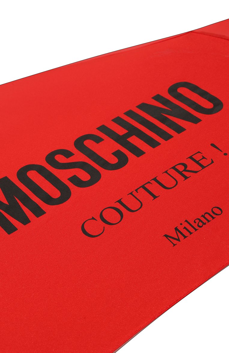 Женский складной зонт MOSCHINO красного цвета, арт. 8870-0PENCL0SEC | Фото 7 (Материал сплава: Проставлено; Материал: Синтетический материал, Металл, Текстиль; Нос: Не проставлено)