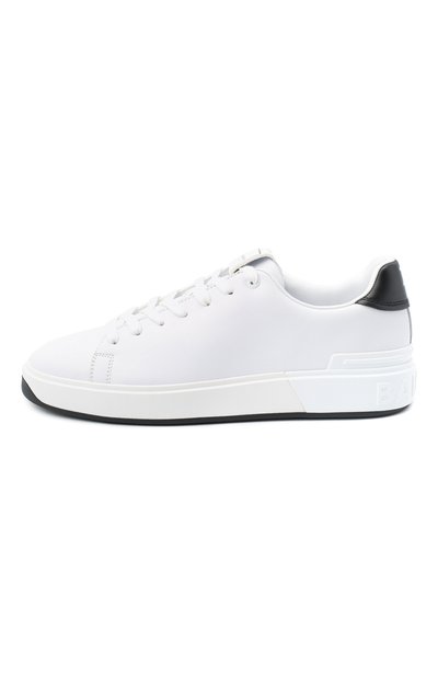 Кожаные кеды b-court BALMAIN белого цвета по цене 62250 руб., арт. UM1C226/LAMC, фото 3 Кожаные кеды b-court BALMAIN, арт. UM1C226/LAMC, фото 3
