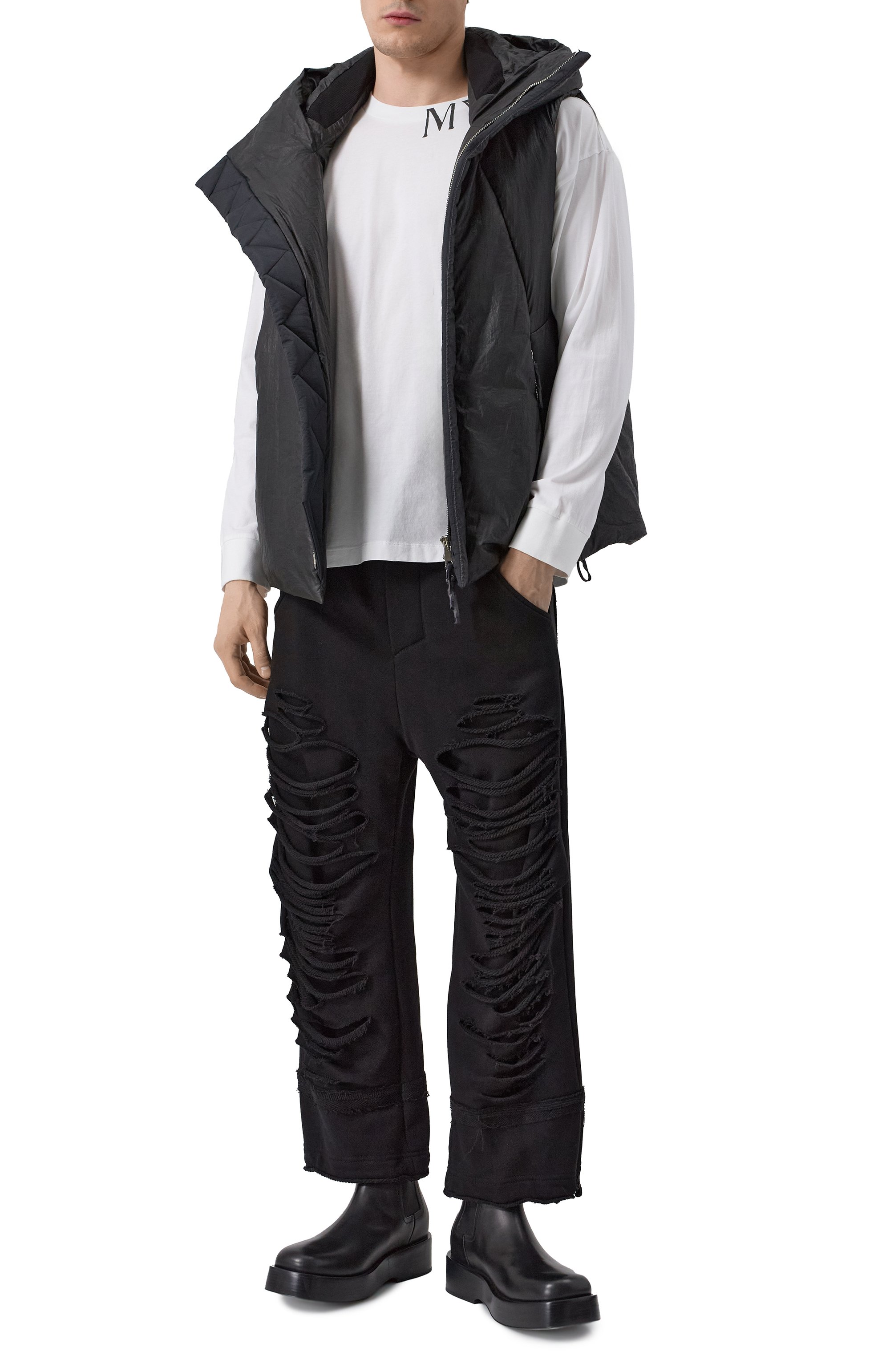 Хлопковые брюки 139DEC, арт. PN500-BK, фото 2