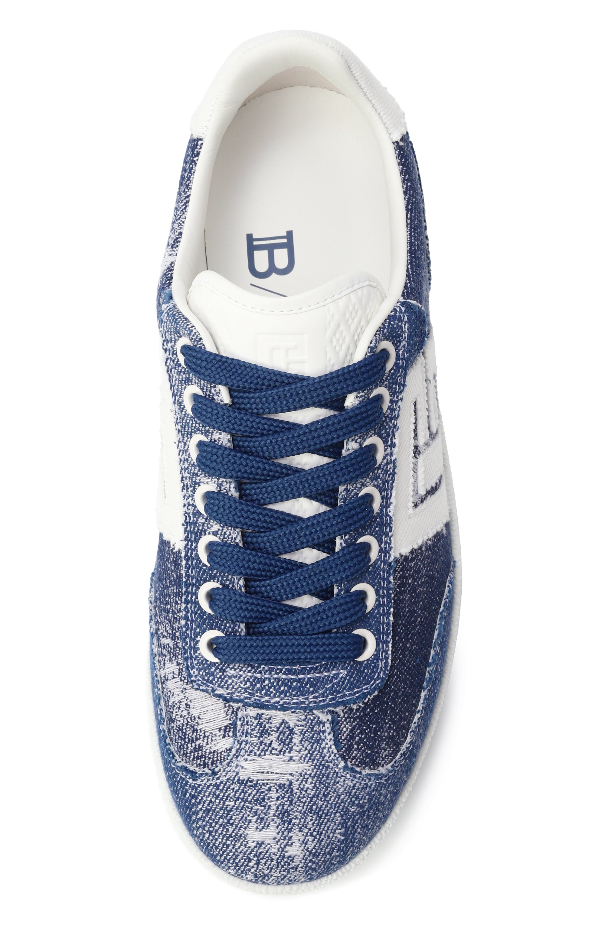 Текстильные кеды swan BALMAIN, арт. EN1VI735/TRID, фото 6