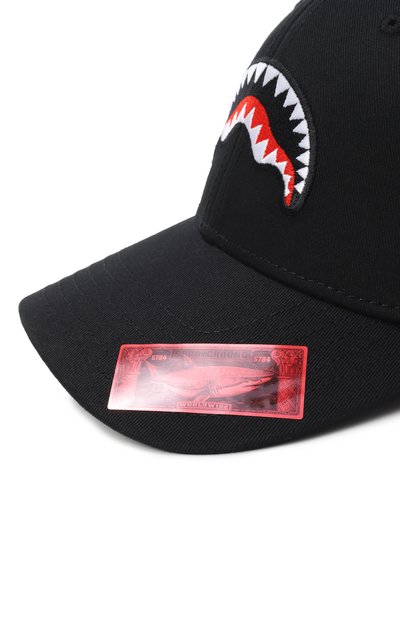 Хлопковая бейсболка SPRAYGROUND черного цвета по цене 6270 руб., арт. SP15032BLK, фото 3 Хлопковая бейсболка SPRAYGROUND, арт. SP15032BLK, фото 3