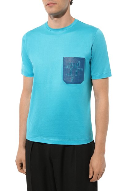 Хлопковая футболка ZILLI, арт. TSR001M0115VCRR00, фото 3