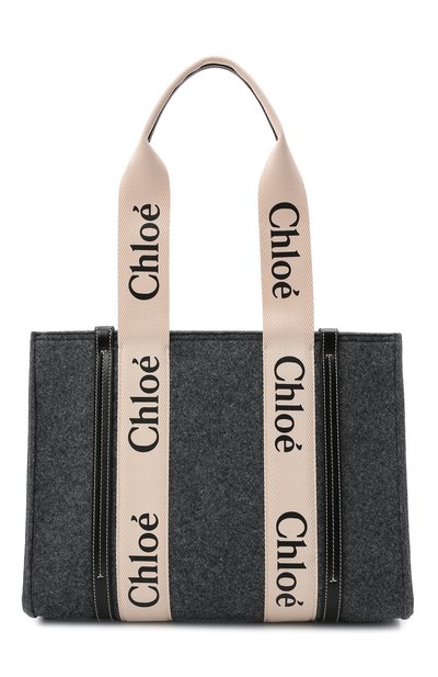 Сумка-тоут woody small CHLOÉ, арт. CHC21WS383F37, фото 1