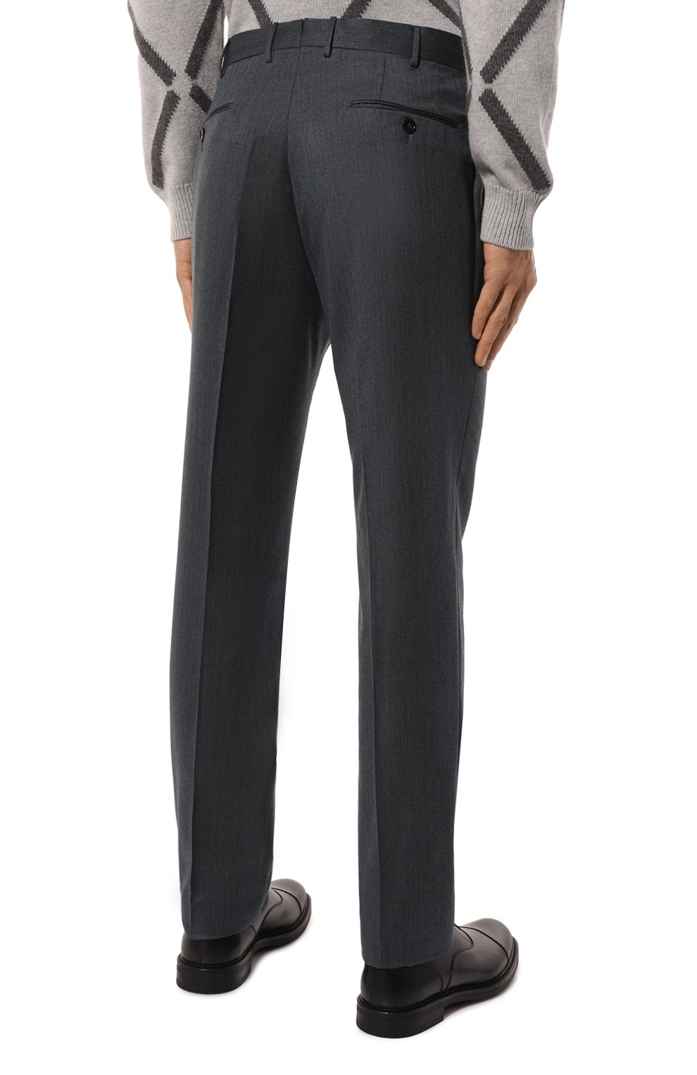 Шерстяные брюки ZEGNA, арт. 75TB12/811F29A8, фото 4