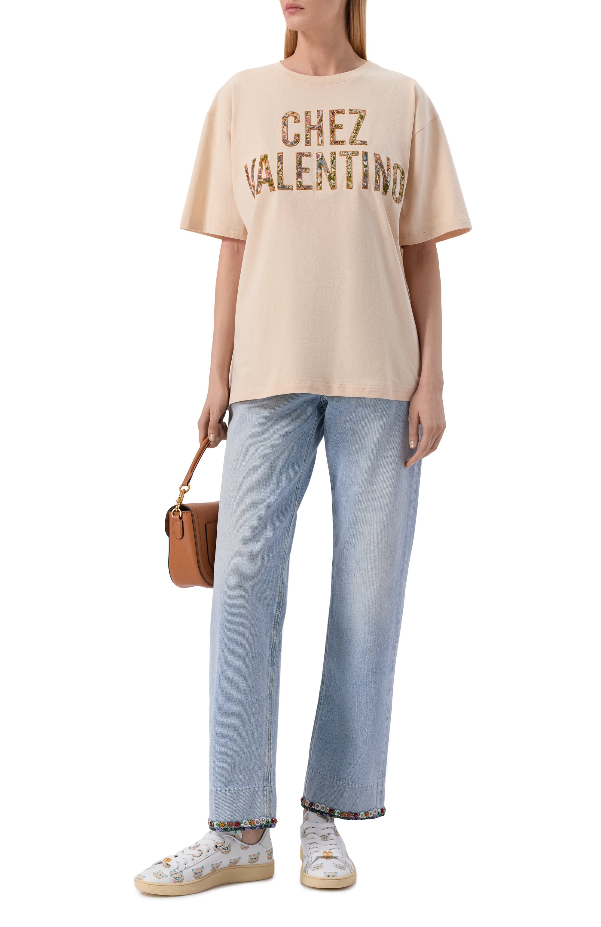 Кожаные кеды royco VALENTINO, арт. 8W2S0LX9/EAM, фото 3