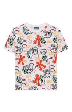 Хлопковая футболка KENZO, арт. K25866/6Y-12Y, фото 1