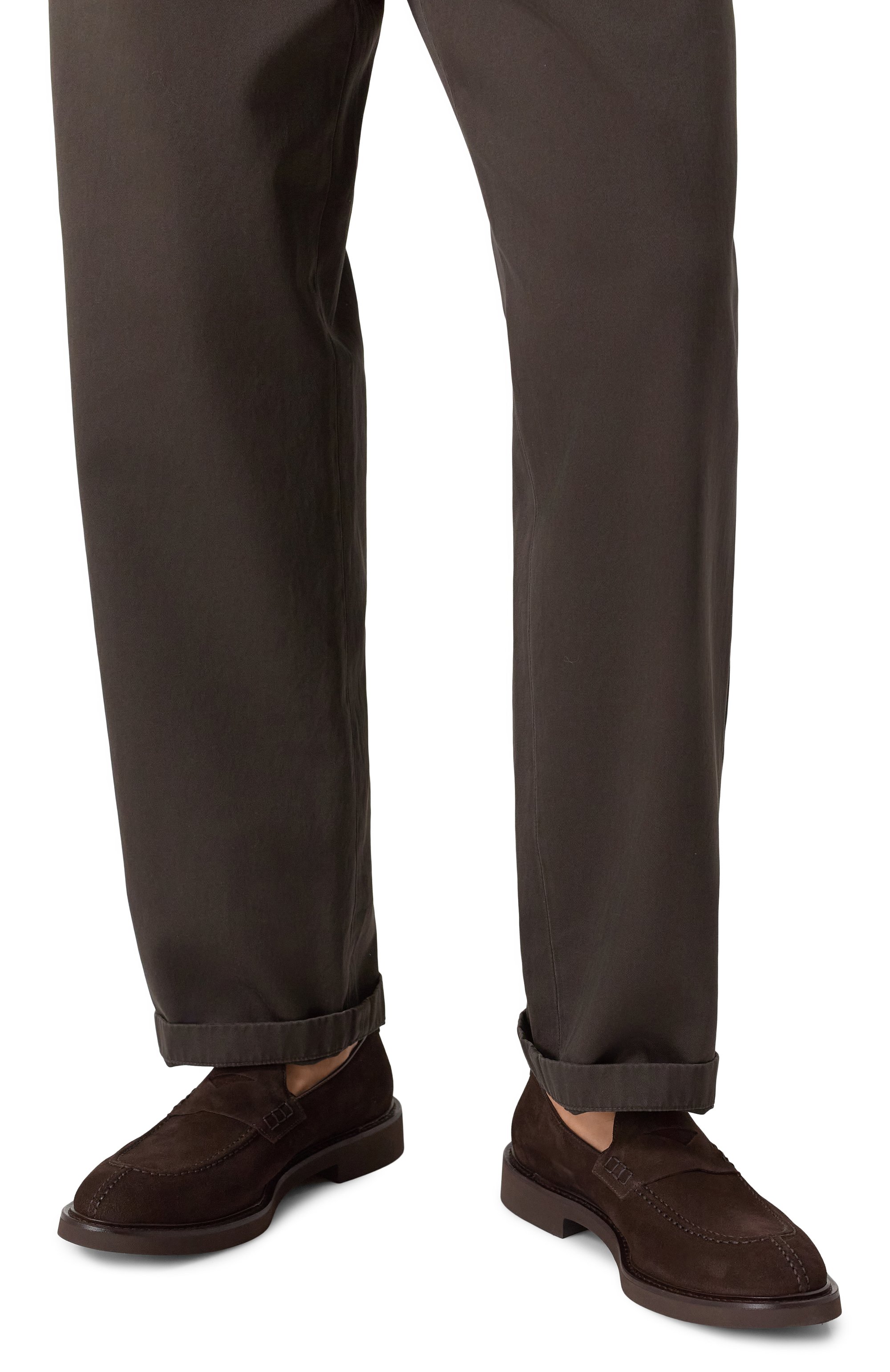 Замшевые лоферы DOUCAL'S, арт. DU3467VER0UF009T, фото 3