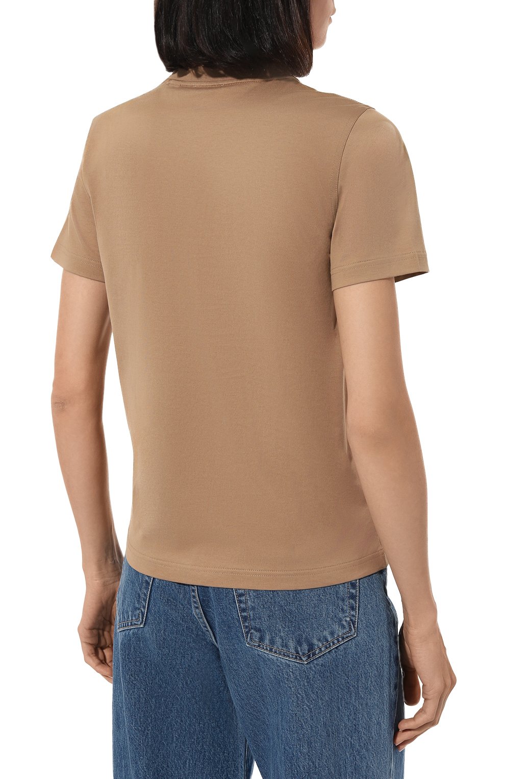 Хлопковая футболка BURBERRY, арт. 8060703A1420, фото 4