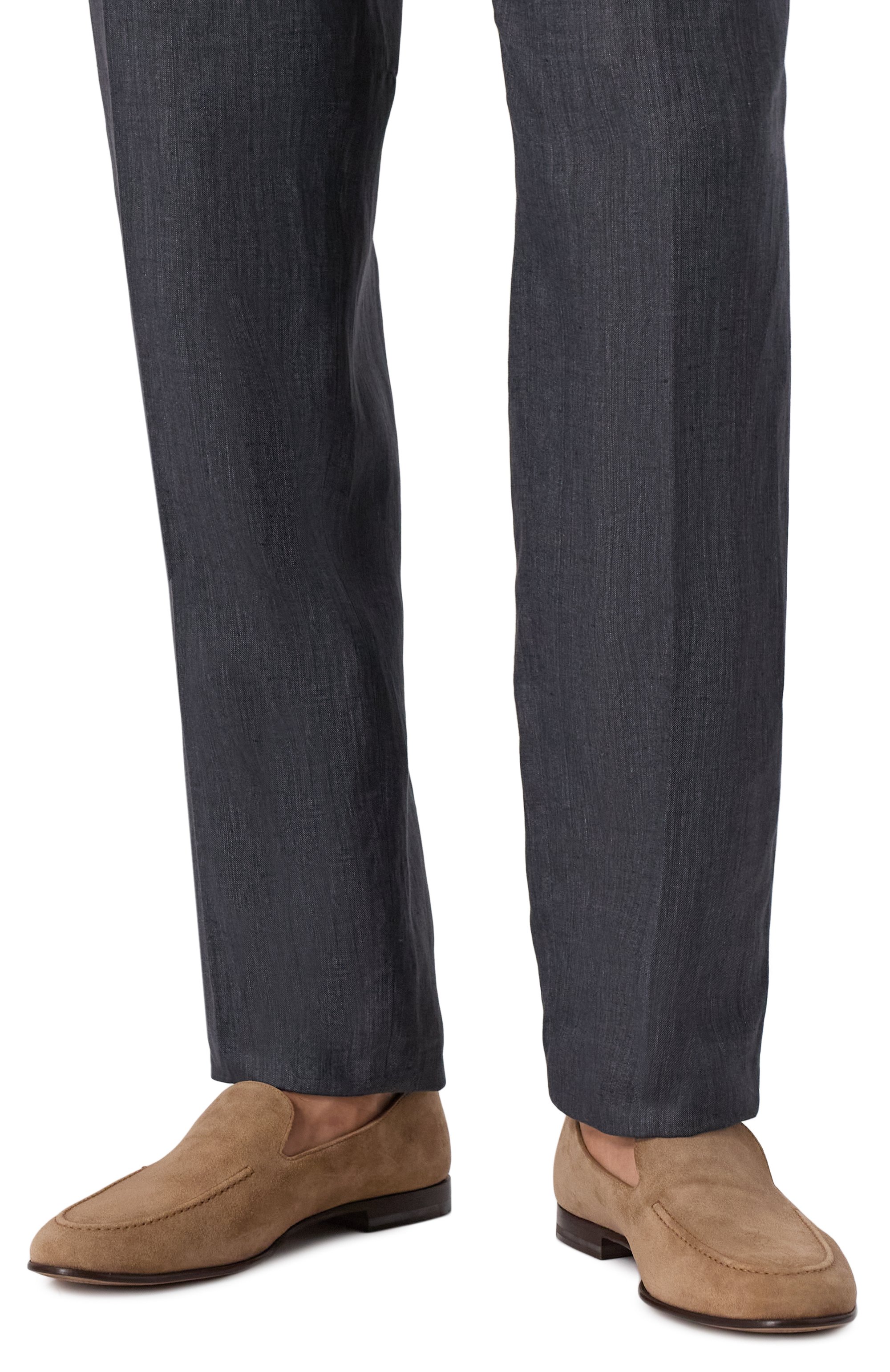 Замшевые лоферы dg classic DOLCE & GABBANA бежевого цвета по цене 89950 руб., арт. A50716/AT441, фото 3 Замшевые лоферы dg classic DOLCE & GABBANA, арт. A50716/AT441, фото 3