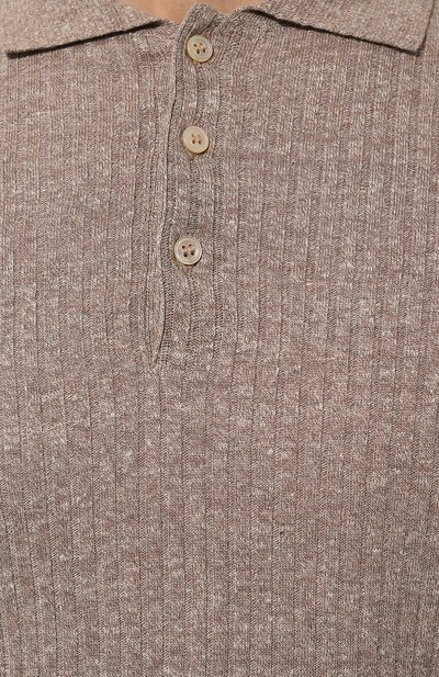 Поло изо льна и хлопка GRAN SASSO, арт. 57118/18641, фото 5