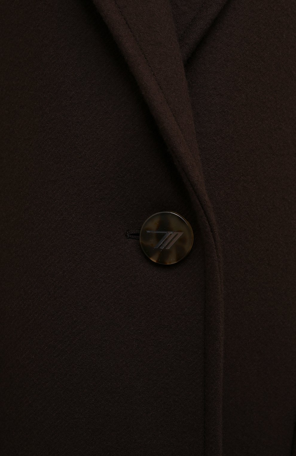 Шерстяное пальто THE ATTICO темно-коричневого цвета по цене 227000 руб., арт. 214WCC21/W025, фото 5 Шерстяное пальто THE ATTICO, арт. 214WCC21/W025, фото 5